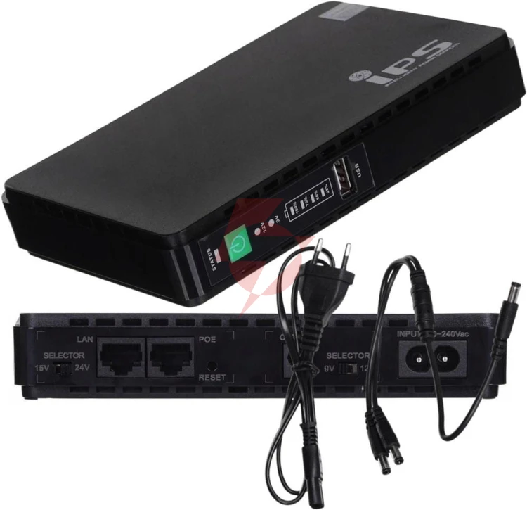 Ups zasilacz awaryjny ips routerups-15-poe 15w 8800mah