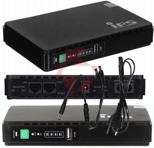 Ups zasilacz awaryjny ips routerups-30-poe 30w 8800mah