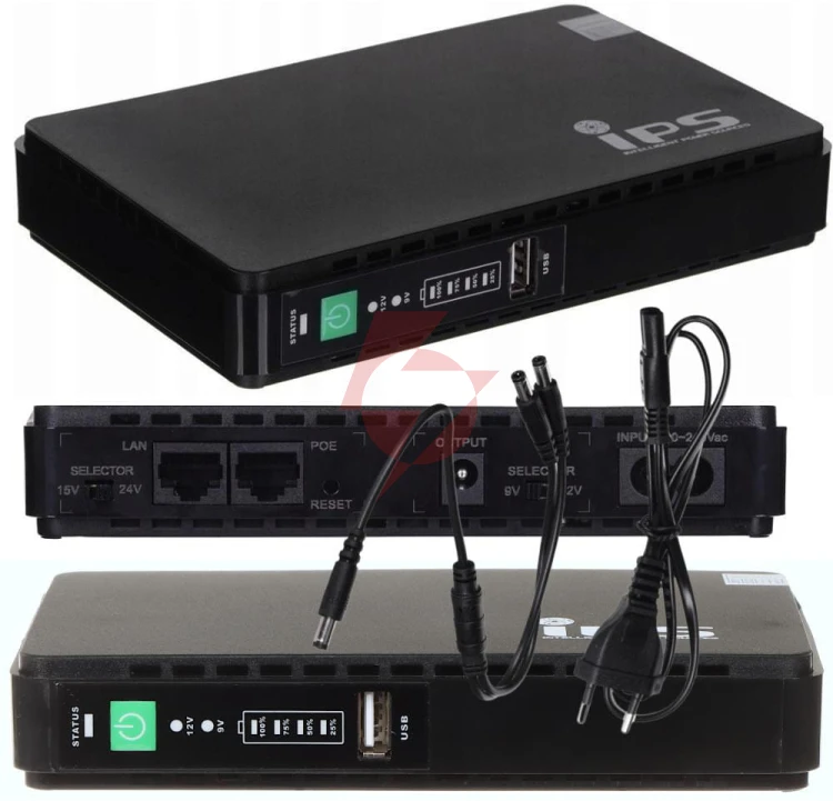 Ups zasilacz awaryjny ips routerups-30-poe 30w 8800mah