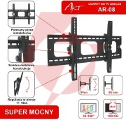 Uchwyt tv ścienny led/lcd art 32-100