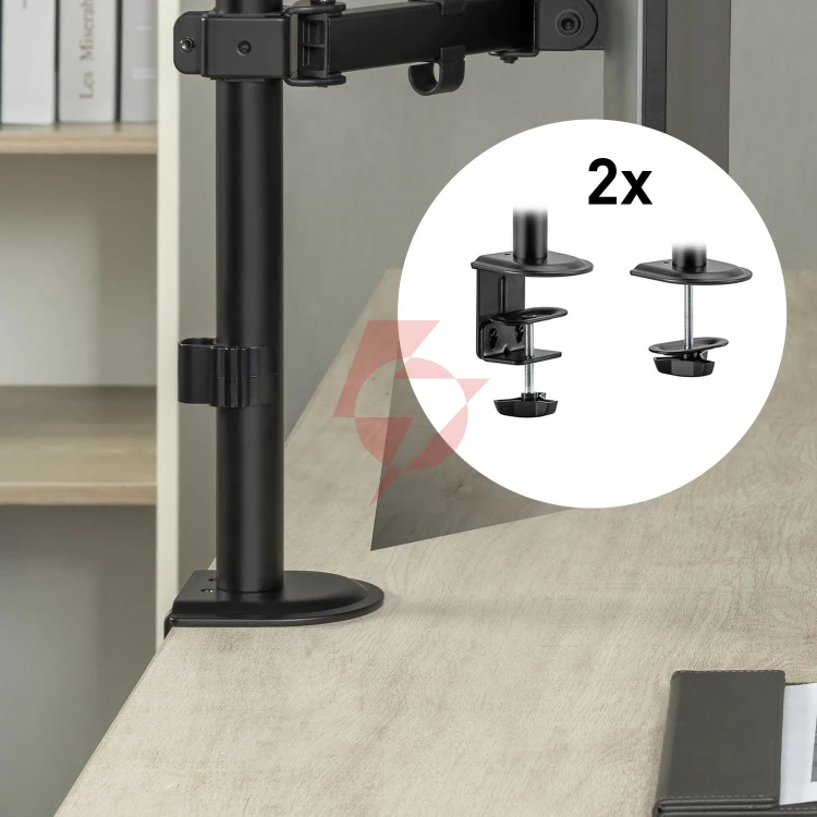 Uchwyt biurkowy przegubowy na 1 monitor spacetronik spa-112