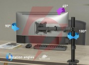Uchwyt biurkowy przegubowy na 1 monitor spacetronik spa-112