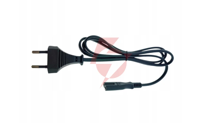 Kabel zasilający 1,2m c7(2,5a) / cee7/16- eu(2,5a) h03vvh2-f 2x0,5mm2 espe