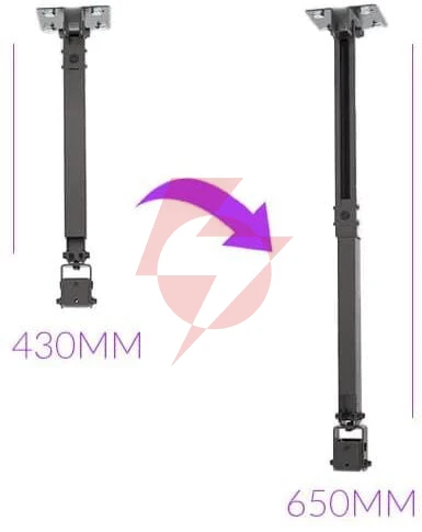 Uchwyt do montażu projektora 2w1 sufitowy/ścienny spa-p01b spacetronik
