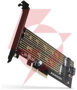 Adapter axagon pcem2-d pcie nvme + sata m.2