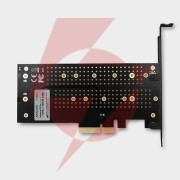 Adapter axagon pcem2-d pcie nvme + sata m.2