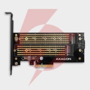 Adapter axagon pcem2-d pcie nvme + sata m.2