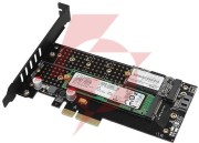 Adapter axagon pcem2-dc pci-e x4 na m.2 nvme z chłodzeniem