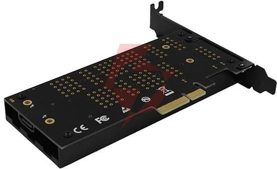 Adapter axagon pcem2-dc pci-e x4 na m.2 nvme z chłodzeniem