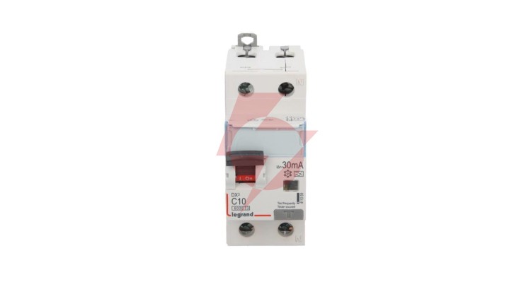 Wyłącznik różnicowo-nadprądowy 2P 10A C 0,03A typ A P312 DX3 411059
