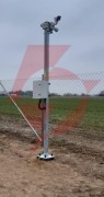 Słup ats skamp1/3 pod montaż kamer cctv