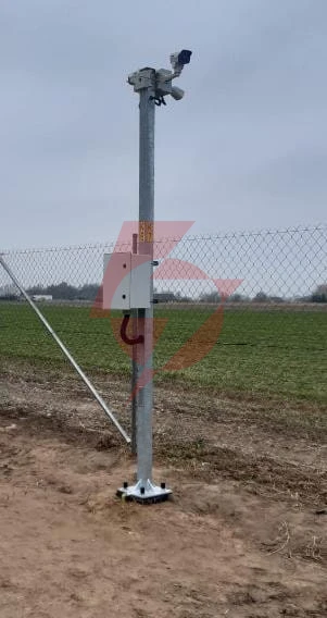 Słup ats skamp1/3 pod montaż kamer cctv