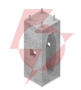 Fundament prefabrykowany ats fp2 pod słup ats
