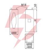 Fundament prefabrykowany ats fp2 pod słup ats