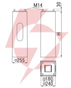 Fundament prefabrykowany ats fp3 pod słup ats