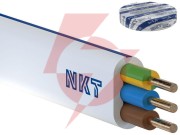 Przewód nkt instal plus ydyp 3x1,5 żo biały 450/750v 100m