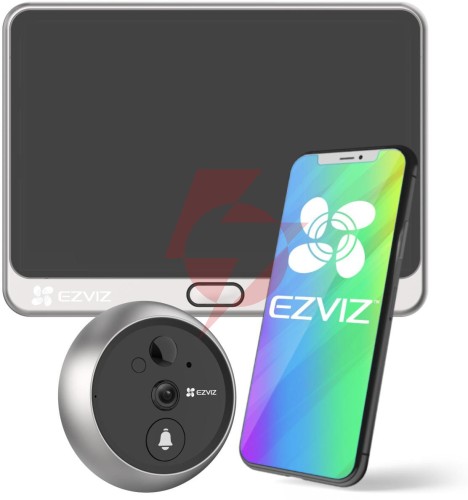 Bezprzewodowy wizjer ezviz dp2 2k 3mpx