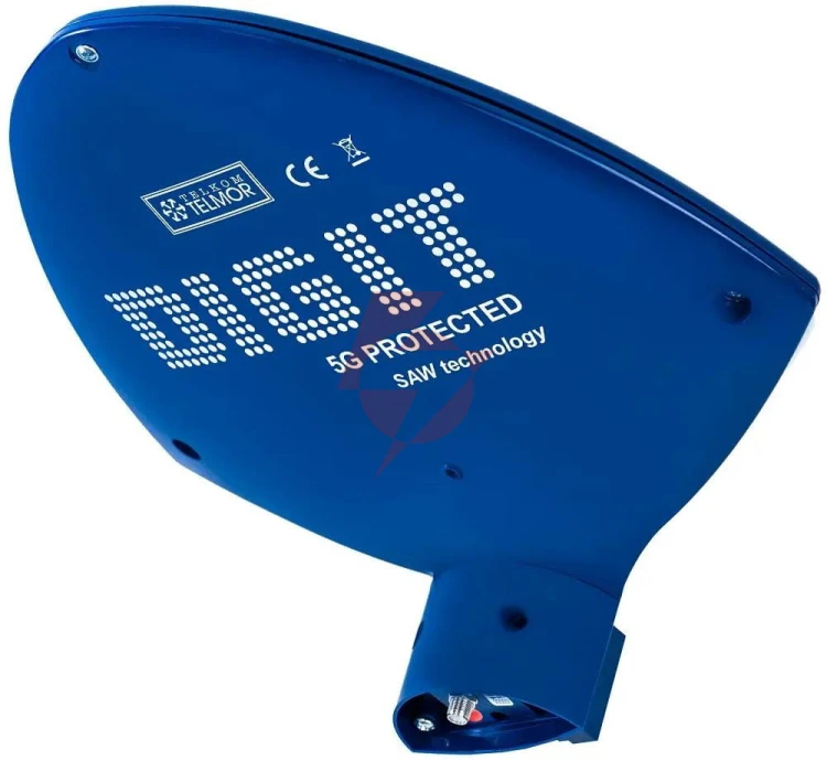 Antena szerokopasmowa dvb-t/t2 digit activa 5g telmor niebieska