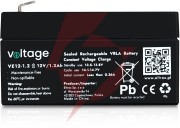 Akumulator agm voltage 12v 1,2ah ve12-1.2 (żywotność 6-9 lat)