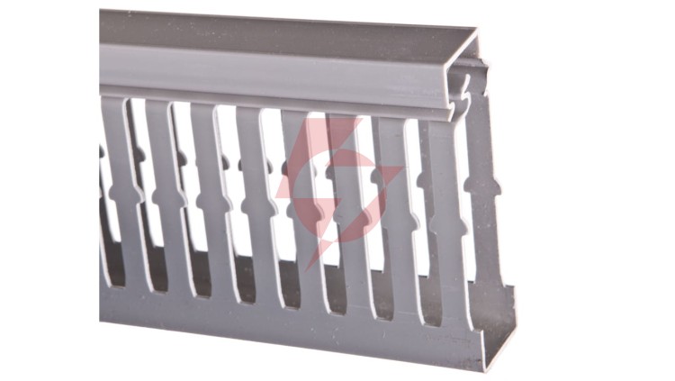 tehalit Kanał grzebieniowy BA7A 25x80mm PVC szary BA7A80025 /2m/