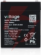 Akumulator agm voltage 12v 5ah ve12-5.0 (żywotność 6-9 lat)