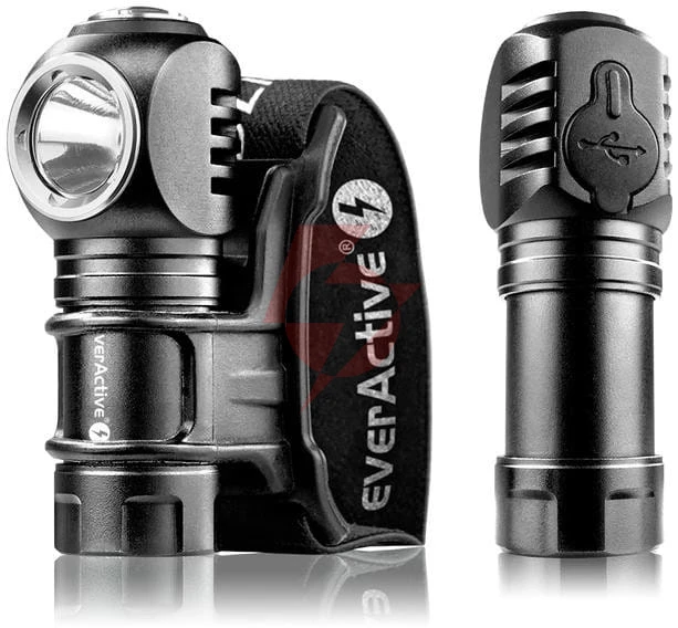 Latarka ręczna / czołowa luminus sst20 10w led everactive fl-55r 500 lumenów ip66