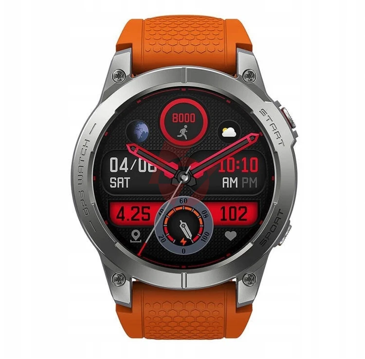 Smartwatch zeblaze stratos 3 pomarańczowy