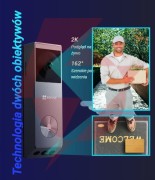 Wideodomofon ezviz ep3x (3mp+2mp) zasilany bateriami z panelem słonecznym