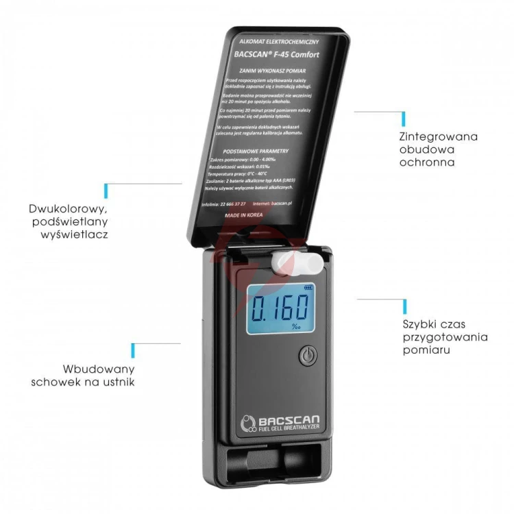 Alkomat bacscan f-45 comfort