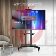 Mobilny stojak do tv 40"-70" do 45 kg onkron ts1551 czarny