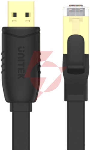Kabel unitek y-sp02001b rj-45 na usb-a konsolowy 1,8m