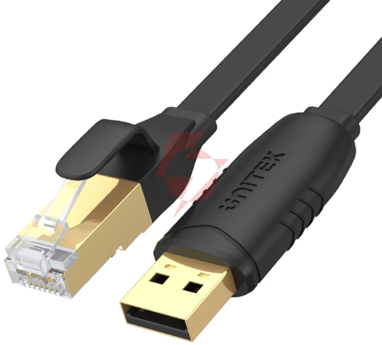 Kabel unitek y-sp02001b rj-45 na usb-a konsolowy 1,8m