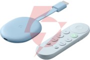 Odtwarzacz multimedialny google chromecast 4k z google tv niebieski