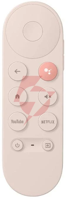 Odtwarzacz multimedialny google chromecast 4k z google tv różowy