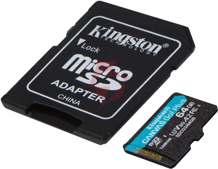 Karta pamięci microsd kingston canvas go plus microsdxc c10 uhs-i 64gb