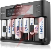 Ładowarka do akumulatorków cylindrycznych li-ion oraz ni-mh everactive uc-800
