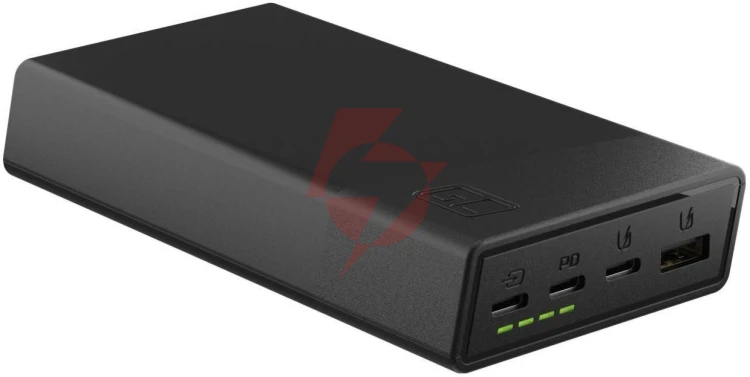 Powerbank green cell powerplay20s 20000mah pd 22,5w qc 3.0 3x usb-c czarny