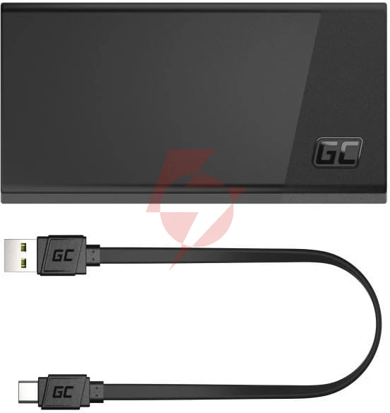 Powerbank green cell powerplay20s 20000mah pd 22,5w qc 3.0 3x usb-c czarny