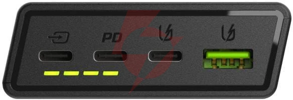 Powerbank green cell powerplay20s 20000mah pd 22,5w qc 3.0 3x usb-c czarny