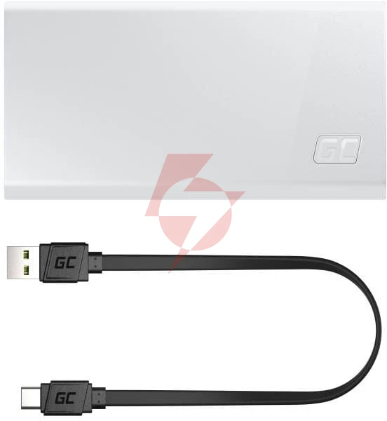 Powerbank green cell powerplay20s 20000mah pd 22,5w qc 3.0 3x usb-c biały