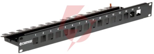 Obudowa do szafy rack 19' na 4 kanałowe moduły przepięciowe ewimar ptu/ptf-6-rack