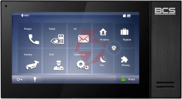 Monitor wideodomofon ip bcs line bcs-mon7400b-s