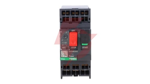TeSys Deca Wyłącznik silnikowy 3P 0,55kW 1-1,6A GV2ME063