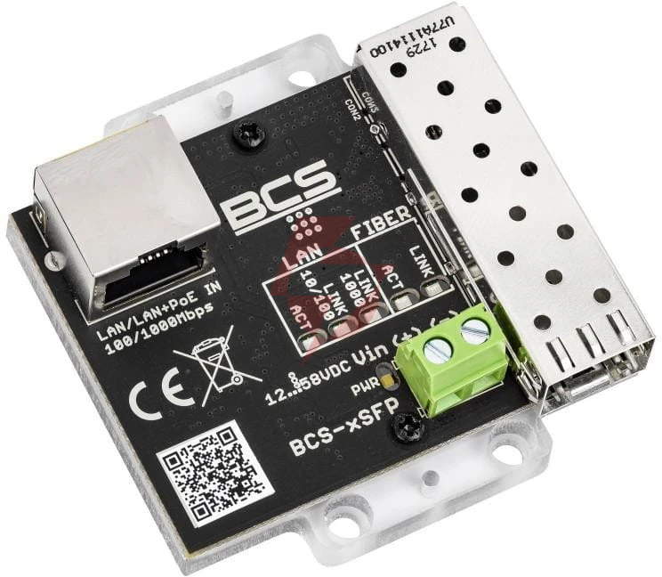 Gigabitowy media konwerter bcs power bcs-xsfp