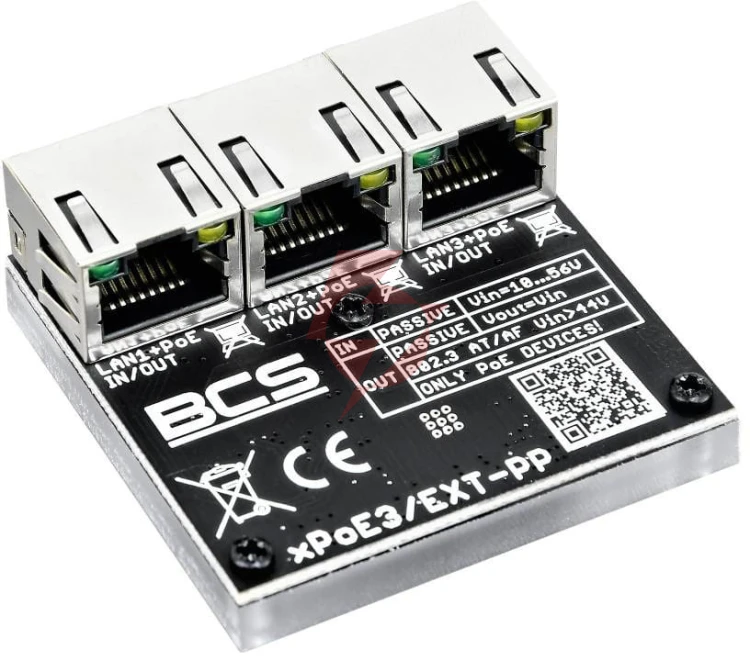 Switch poe bcs power bcs-xpoe3/ext-pp