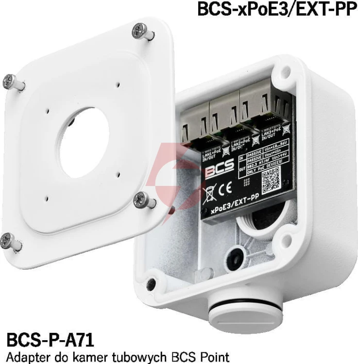 Switch poe bcs power bcs-xpoe3/ext-pp