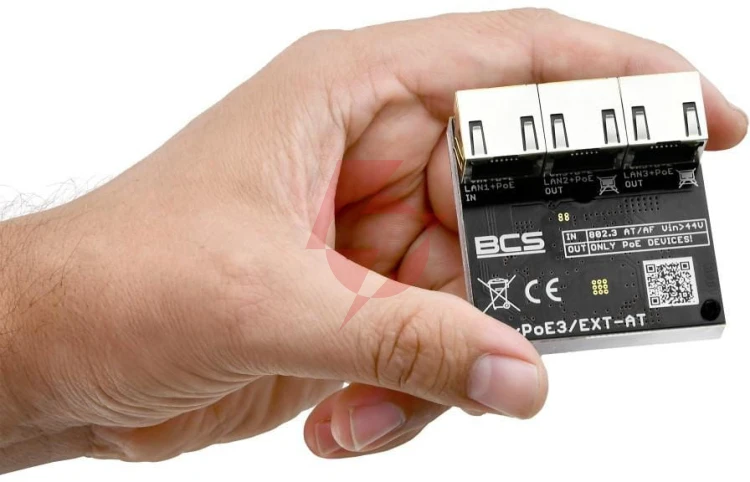 Switch poe  bcs power bcs-xpoe3/ext-at