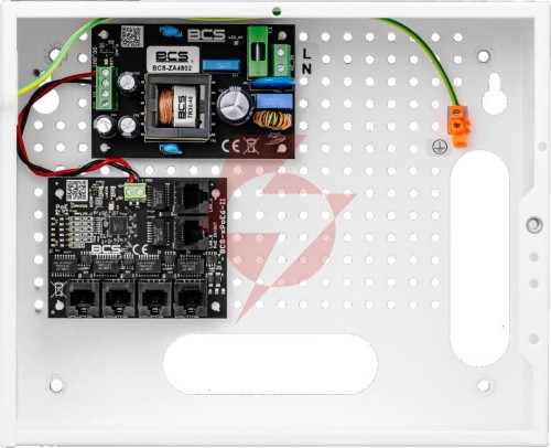 Zestaw do zasilania kamer ip bcs power bcs-ip4/e-s