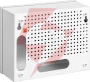 System zasilania do 9 kamer ip ze switchem poe w obudowie wewnętrznej bcs power bcs-ip8/e-s
