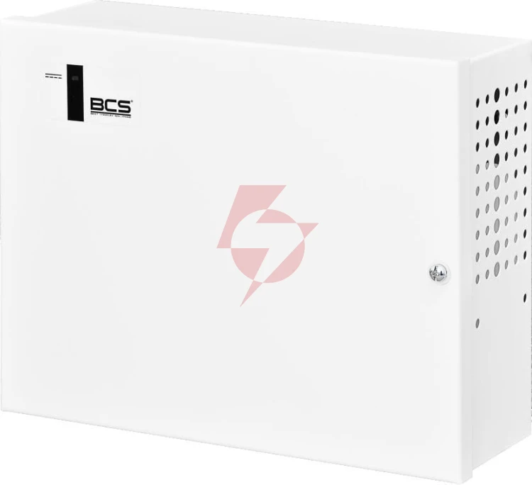 System zasilania do 9 kamer ip ze switchem poe w obudowie wewnętrznej bcs power bcs-ip8/e-s